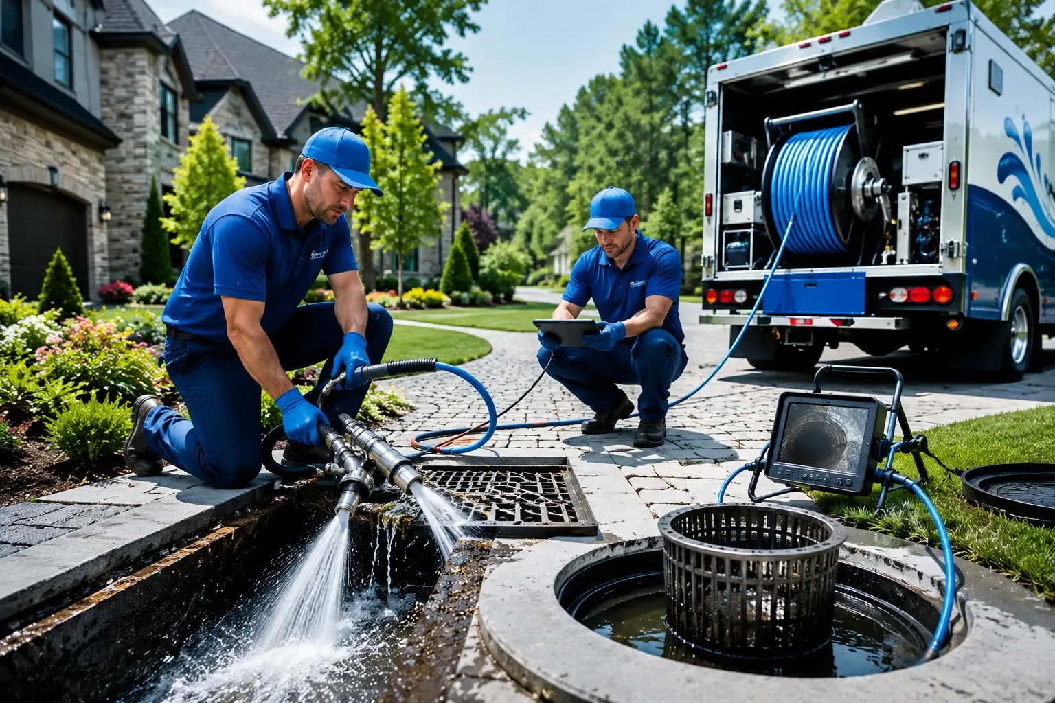 Local outdoor drain cleaning professionals in Hankamer, TX